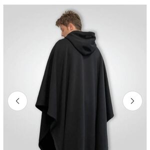 Eden Free The SHEEP- Black Hooded Cape